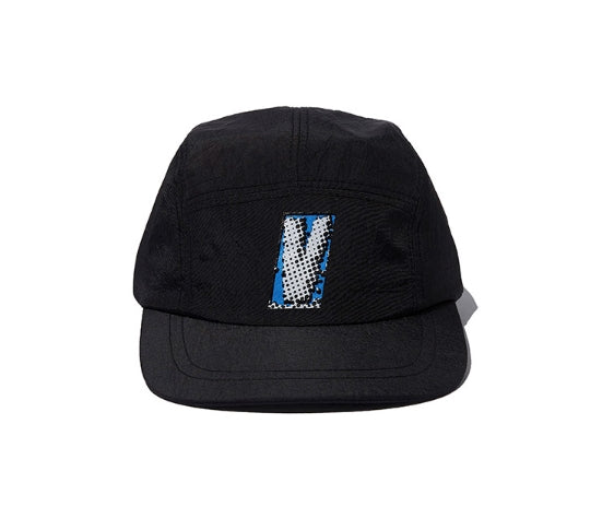 オベルー(OVERR) ESSAY.4 V LOGO BLACK CAMPCAP