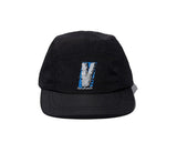 オベルー(OVERR) ESSAY.4 V LOGO BLACK CAMPCAP