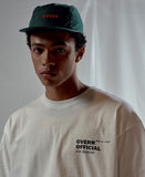 オベルー(OVERR) ESSAY.4 BASIC LOGO GREEN CAMPCAP