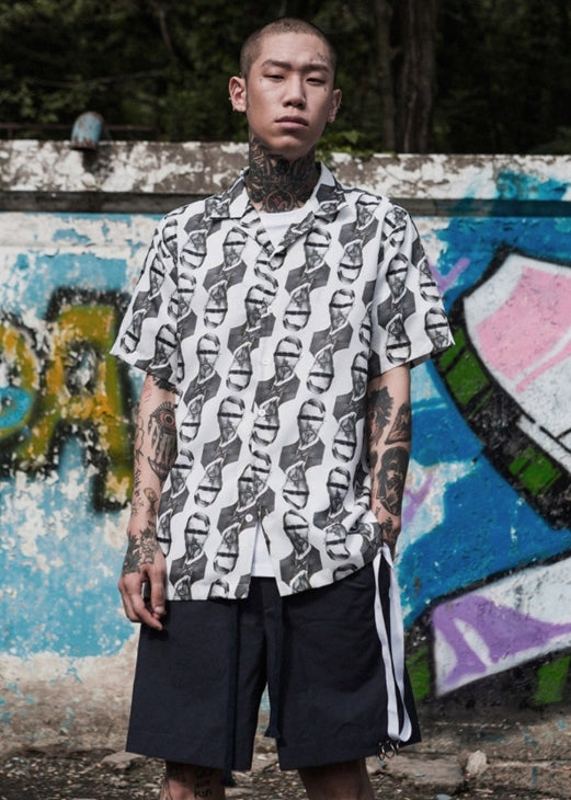 オベルー(OVERR) ESSAY.1 THREE RING NAVY SHORT PANTS