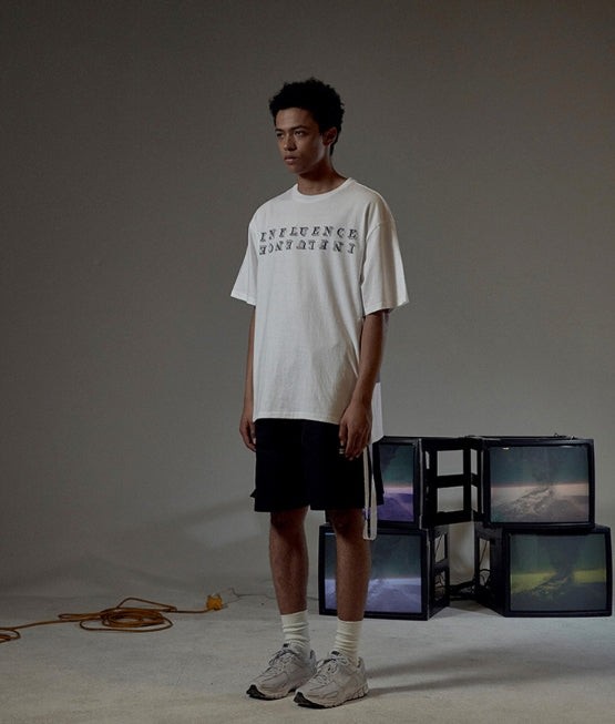 オベルー(OVERR) ESSAY.1 INFLUENCE WHITE TEE