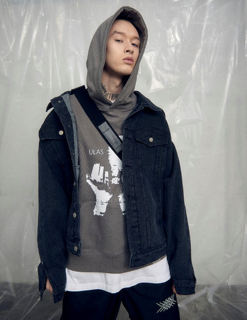 オベルー(OVERR) 19SS 2.7K BLACK WASHING DENIM JACKET