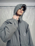 オベルー(OVERR) 19SS ZIPPER GRAY WINDCHEATER