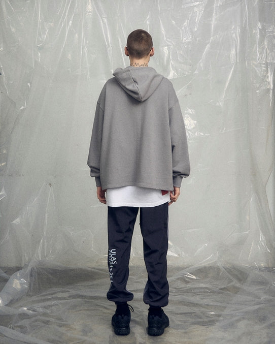 オベルー(OVERR) 19SS ZIPPER GRAY HOODIE