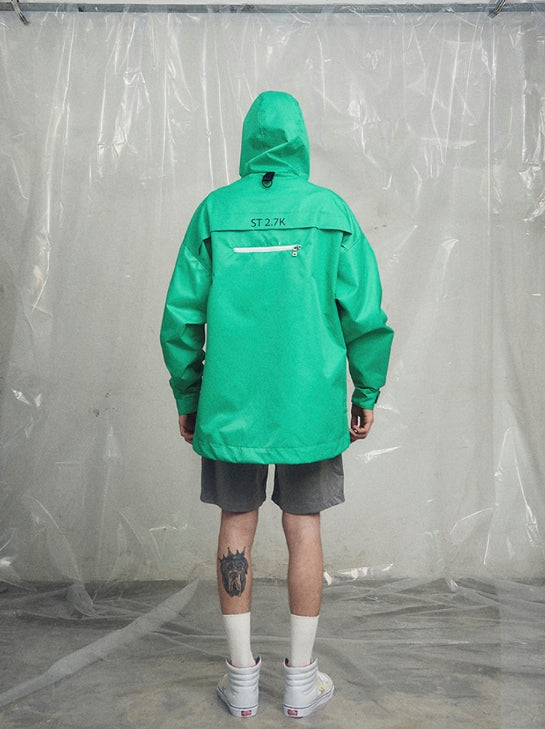 オベルー(OVERR) 19SS WATERTIGHT GREEN WINDCHEATER