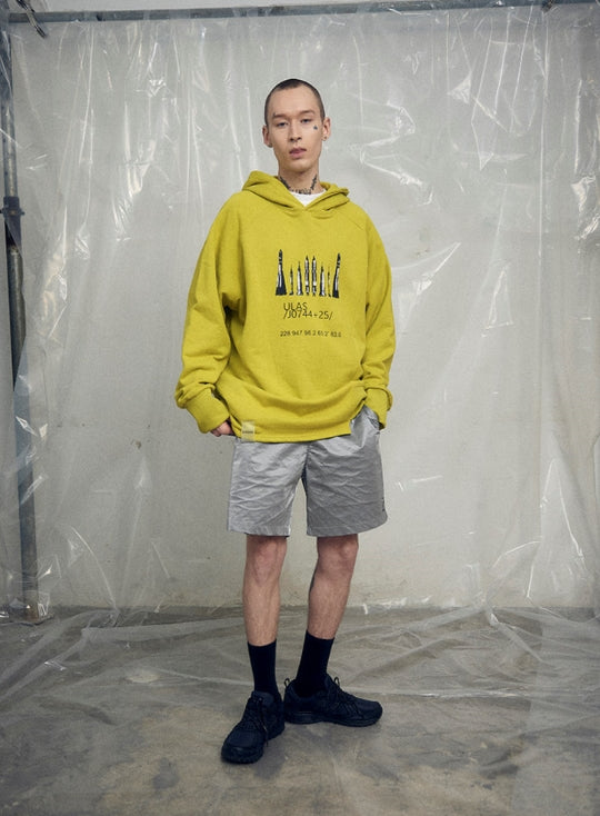 オベルー(OVERR) 19SS UNBALANCE LIME HOODIE