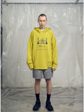 オベルー(OVERR) 19SS UNBALANCE LIME HOODIE