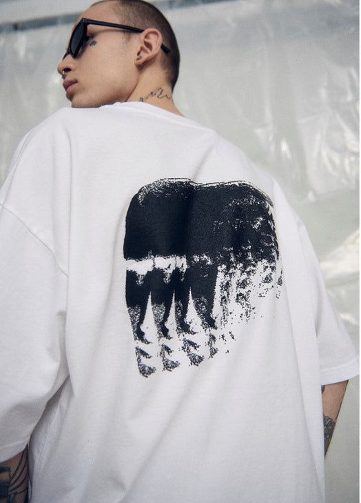 オベルー(OVERR) 19SS NOISE WHITE TEE