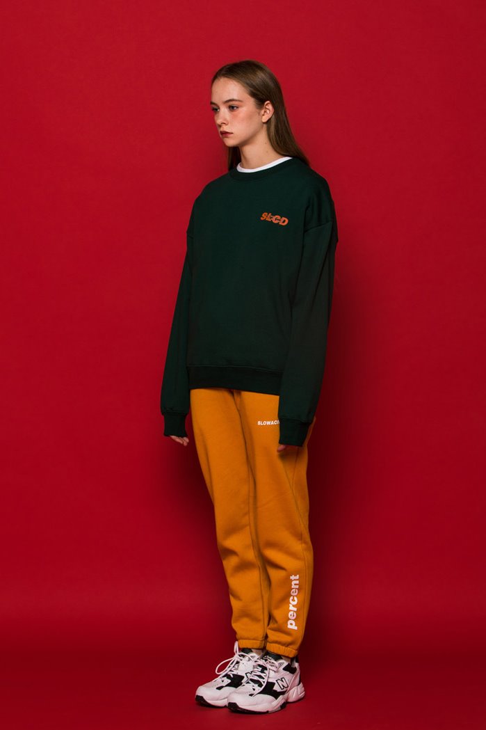 スローアシッド(SLOW ACID) SLCD Sweatshirt (GREEN)