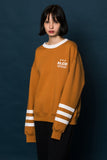 スローアシッド(SLOW ACID) 3LINE Sweatshirt (BROWN)