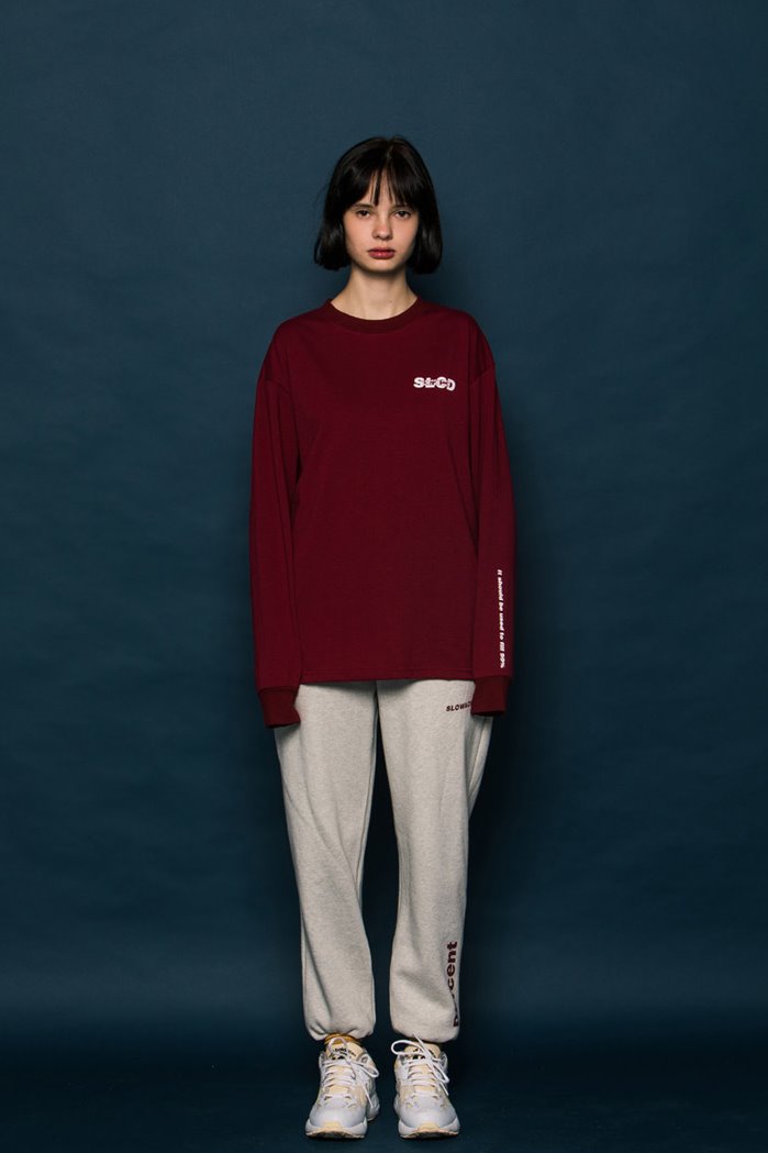 スローアシッド(SLOW ACID) SLCD Long-T (BURGUNDY)