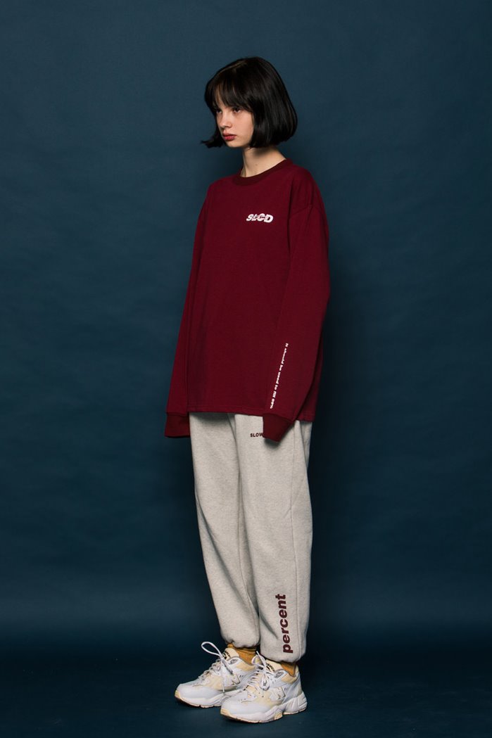 スローアシッド(SLOW ACID) SLCD Long-T (BURGUNDY)