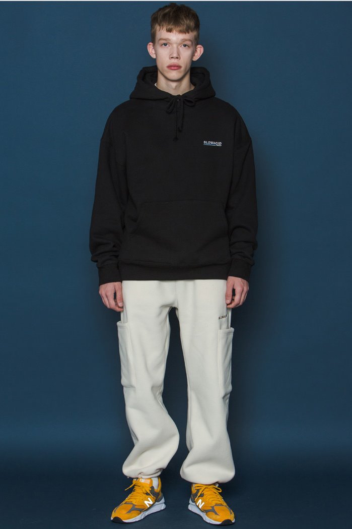 スローアシッド(SLOW ACID) Forthebest Hoodie (BLACK)