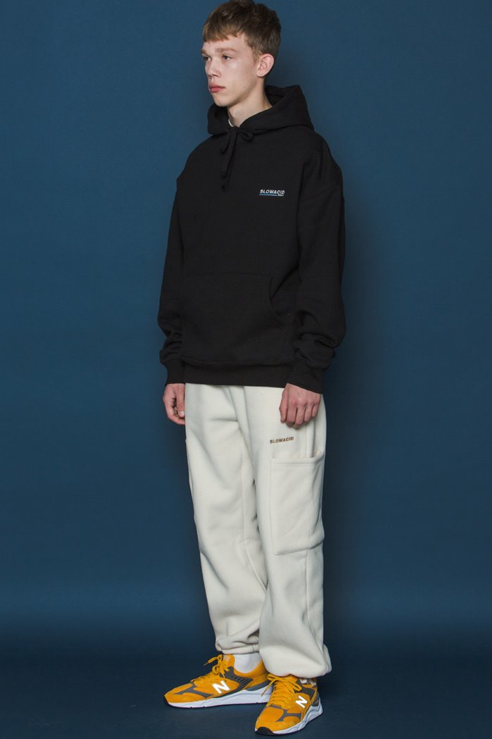 スローアシッド(SLOW ACID) Forthebest Hoodie (BLACK)