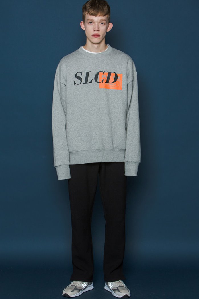 スローアシッド(SLOW ACID)　Orangebox Logo Sweatshirt (GREY)