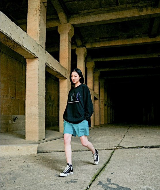 オベルー(OVERR) 19SU PEOPLE BLACK L/S TEE