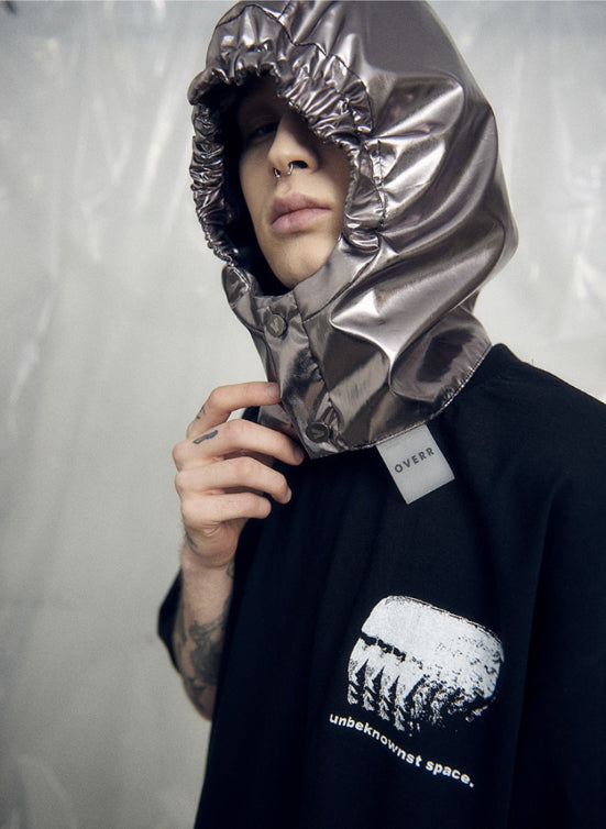 オベルー(OVERR) 19SS SILVER FOIL HOODIE CAP
