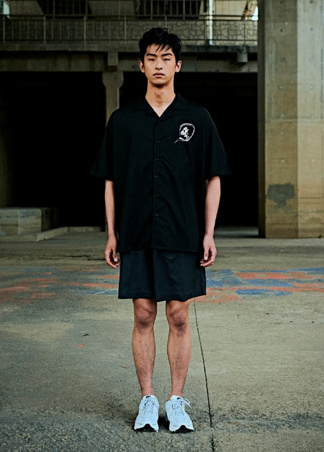 オベルー(OVERR) 19SU HAWAIIAN BLACK SHIRTS
