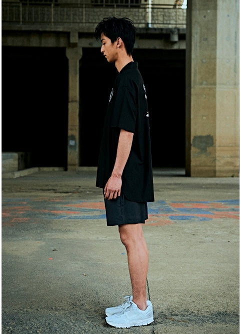 オベルー(OVERR) 19SU HAWAIIAN BLACK SHIRTS