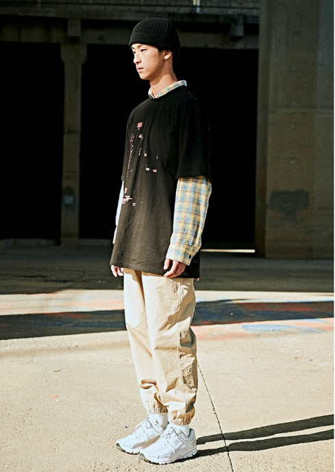 オベルー(OVERR) 19SU BEIGE JOGGER PANTS