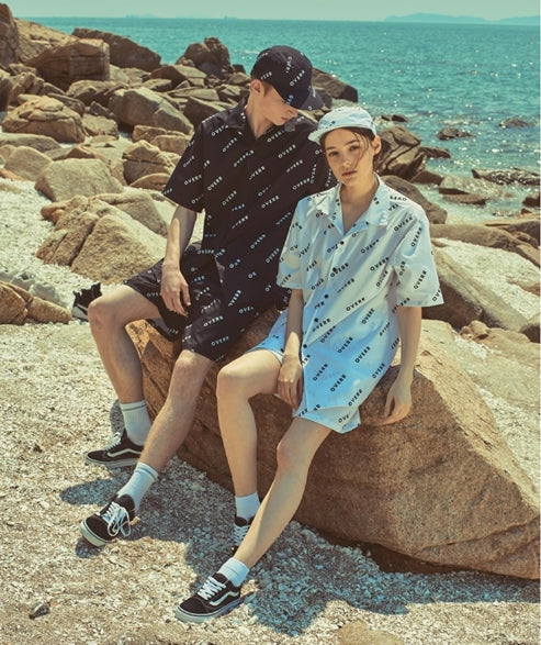 オベルー(OVERR) 18SU BASIC LOGO WHITE CAMPCAP