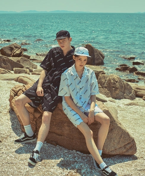 オベルー(OVERR) 18SU BASIC LOGO WHITE CAMPCAP