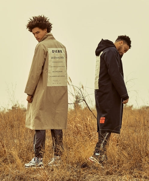 オベルー(OVERR) 18SS POSTCARD BLACK COAT