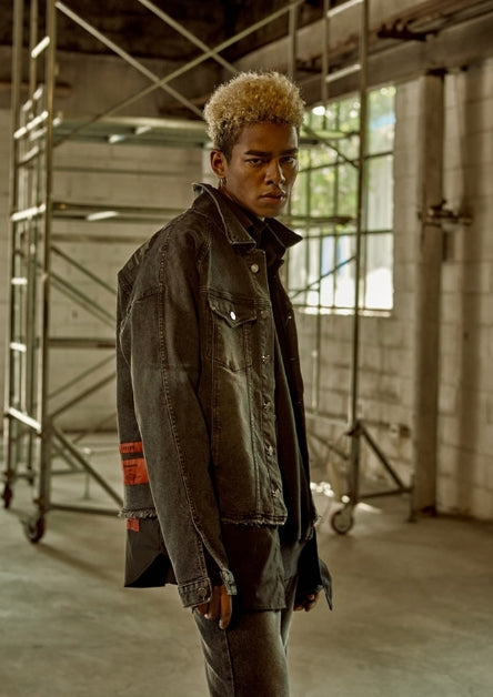 オベルー(OVERR) 18FW VERSTECKT WASHING BLACK DENIM JACKET