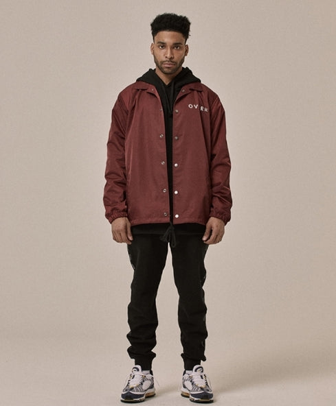 オベルー(OVERR) 18SS BURGUNDY COACH JACKET