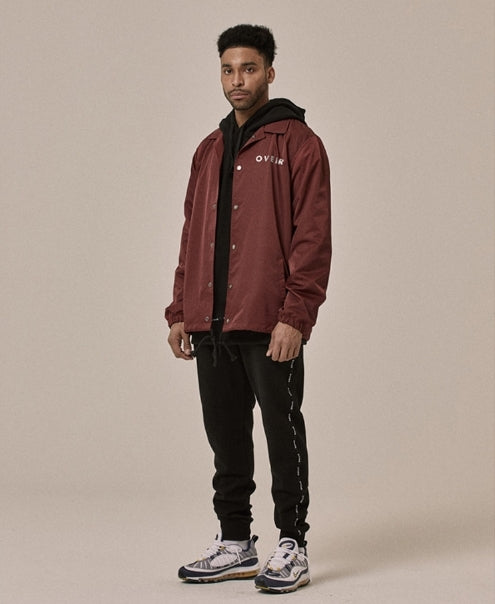オベルー(OVERR) 18SS BURGUNDY COACH JACKET
