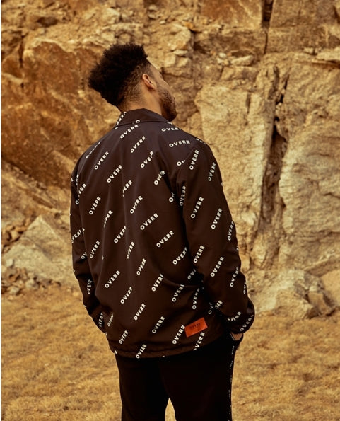 オベルー(OVERR) 18SS BASIC LOGO BLACK COACH JACKET