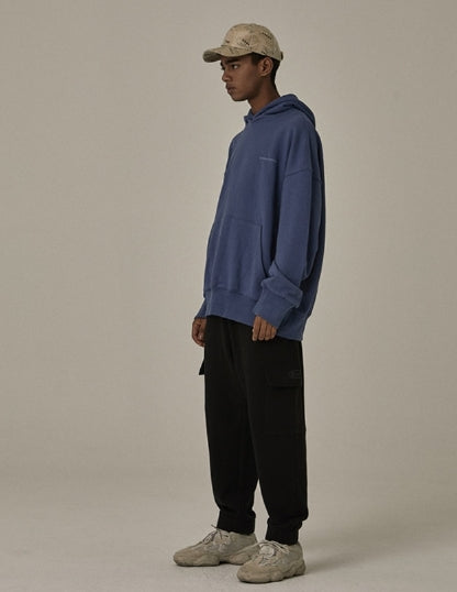 オベルー(OVERR) 18FW VERSTECKT BLUE HOODIE