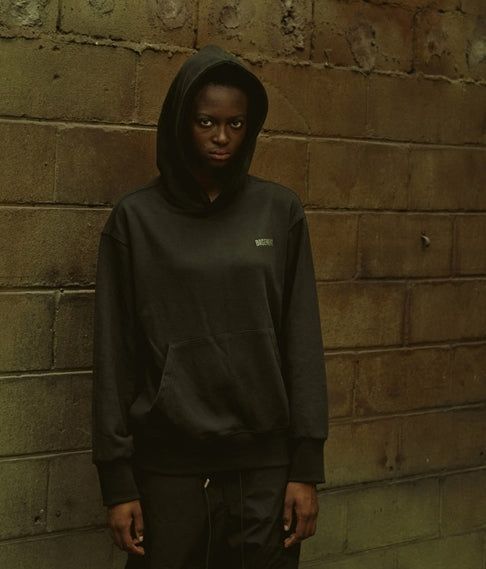 オベルー(OVERR) 18FW BS GARAGE BLACK HOODIE