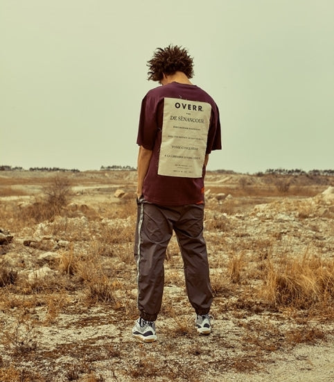 オベルー(OVERR) 18SS SIDE TAPING GRAY PANTS