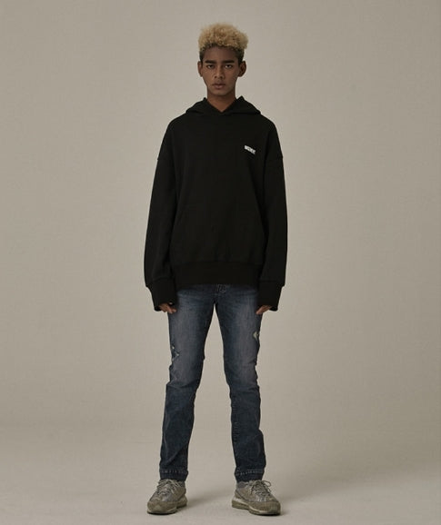 オベルー(OVERR) 18FW SUBTERRANEAN BLACK HOODIE