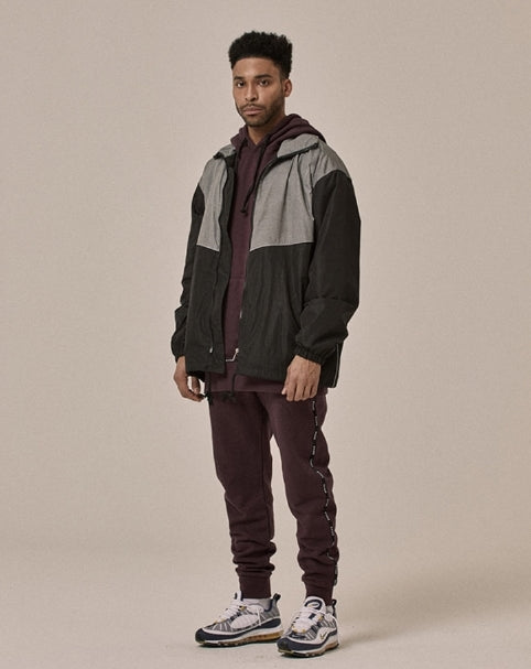 オベルー(OVERR) 18SS LOGO TAPING PURPLE PANTS