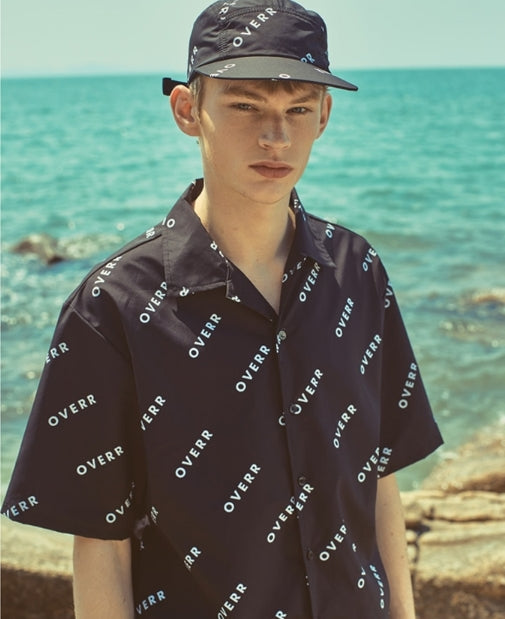 オベルー(OVERR) 18SU BASIC LOGO BLACK SHIRTS
