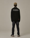 オベルー(OVERR) 18FW WATERSHED HALF BLACK SWEATSHIRTS