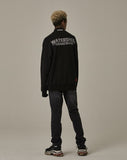 オベルー(OVERR) 18FW WATERSHED HALF BLACK SWEATSHIRTS