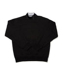 オベルー(OVERR) 18FW WATERSHED HALF BLACK SWEATSHIRTS