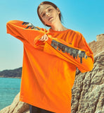 オベルー(OVERR) 18SU CITY ORANGE L/S TEE