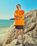 オベルー(OVERR) 18SU CITY ORANGE L/S TEE