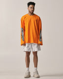 オベルー(OVERR) 18SU CITY ORANGE L/S TEE