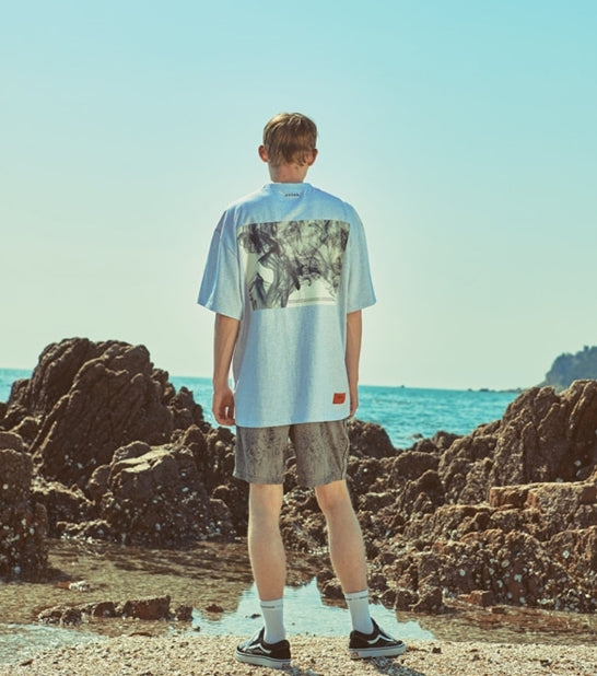 オベルー(OVERR) 18SU MYSTICISM LIGHTGRAY TEE