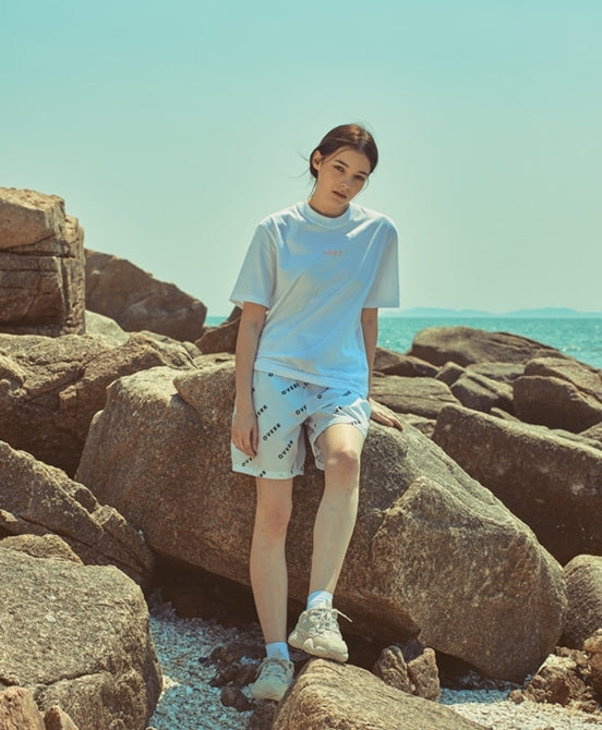 オベルー(OVERR) 18SU CONFUSION WHITE TEE