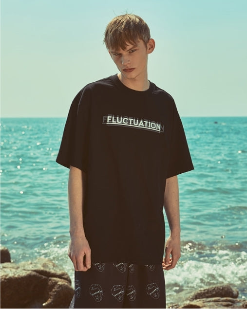 オベルー(OVERR) 18SU FLUCTUATION BLACK TEE