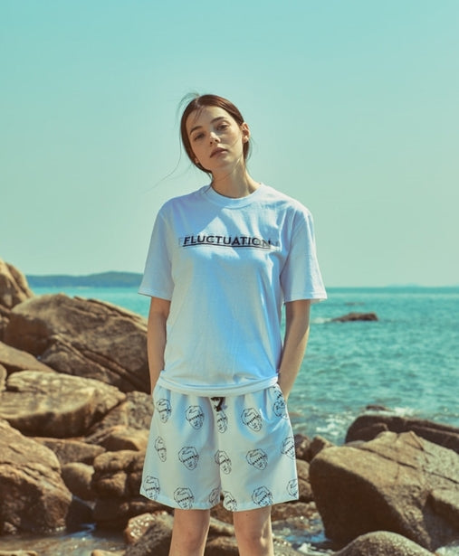 オベルー(OVERR) 18SU FLUCTUATION WHITE TEE
