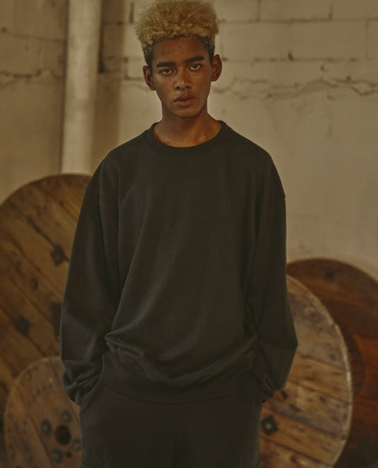 オベルー(OVERR) 18FW WATERSHED BLACK SWEATSHIRTS