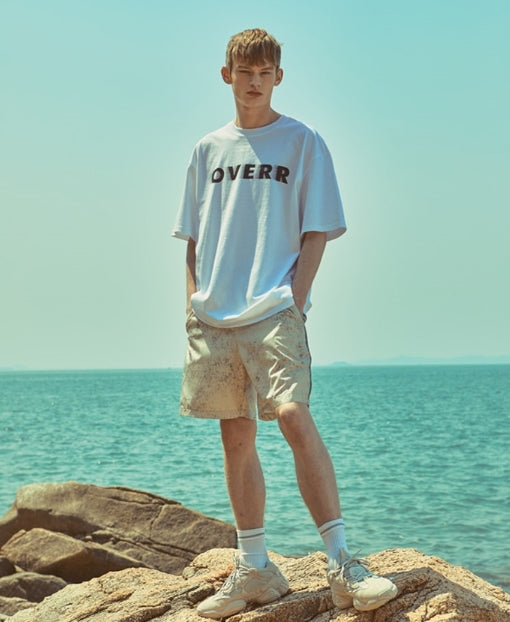 オベルー(OVERR) 18SU MOTION LOGO WHITE TEE