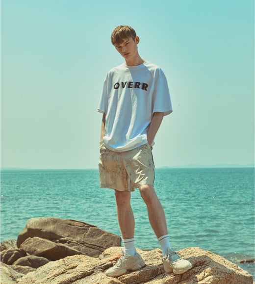 オベルー(OVERR) 18SU MOTION LOGO WHITE TEE